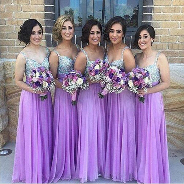 purple bridesmaid dress,long bridesmaid ...